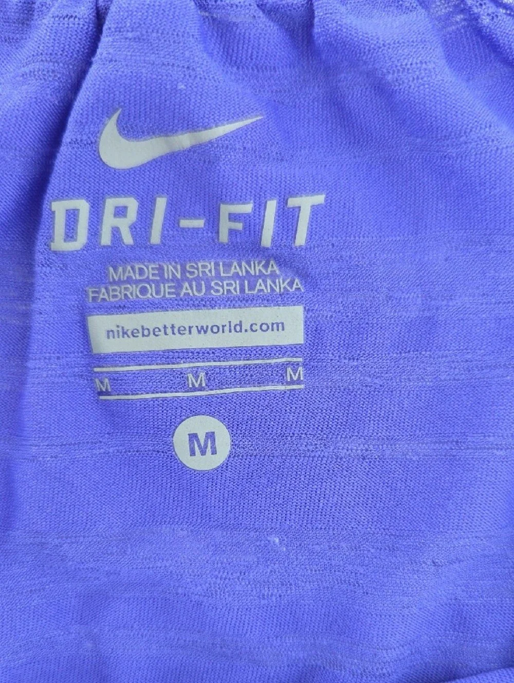 Nike Women's Strappy Performance Tank Top in Purple